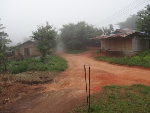 Arrivée au village Hmong